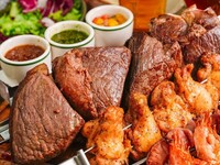 月～木ランチ限定！【2H食べ放題】ソフトドリンク飲放題付！15種シュラスコ＆サラダ＆ブッチャーカレー付き…3,800yen2名様～