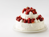 【グランビレッジ会員様】　デコレーションケーキ　「グランドストロベリー」　（2段）　【当日代金引換用】