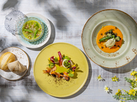 Camellia + Dessert Plate 6,600 yen 6/1~8/31