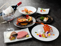 [Prawn, spiny lobster, steak] Sazanami