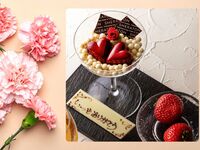 【オプション】●母の日デザートプレート＋カーネーション入り卓上花（5/7～5/31）