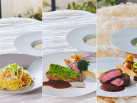 【土日祝日夜限定！】パスタディナー付き桜と苺のアフタヌーンティ≪乾杯酒+ワイン2杯付≫