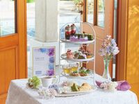 【土日祝】◇マリアージュフレール社 紅茶1ポット付き◇ 🍓いちごも楽しむ🍓抹茶と紫陽花のアフタヌーンティ with 祇園辻利