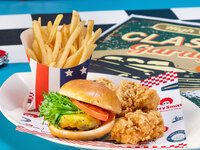 【事前決済】★土日祝★アメリカンポップランチ〈お子様プレート付き〉