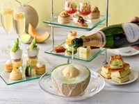 [Limited Quantity - Includes Shizuoka Crown Melon Champagne Float] Melon Afternoon Tea & 25 Types of Coffee/Cafe Free-Round | ¥12,000
