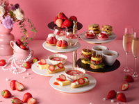 【シャンパンorクラフトジン付き】ストロベリーアフタヌーンティー