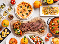 4月歓迎会プラン【平日/大人】鉄板焼きビーフステーキと彩り“熊本”ランチ＆デザートビュッフェ～名産と旬彩が織りなす、くまもとのご馳走～+アルコール飲み放題付き