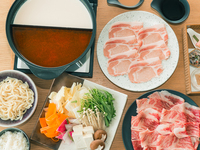 Hotpot Course with Two Broths Hokkaido Wagyu Beef & Rusutsu Pork