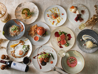 【表参道ランチ】選べるご褒美ランチ3品＋TWGカフェフリー＋ソムリエ厳選 ワインペアリング3種（土日祝）