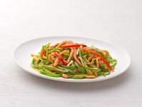 ﾃｲｸｱｳﾄ34.豚肉とピーマンの細切り炒め