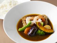 GWプレミアムランチ-チキンと海老のスープカレー（サイドビュッフェ付）