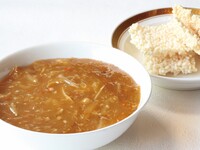 【アラカルト】99.フカヒレあんかけと熱々おこげ　中盆