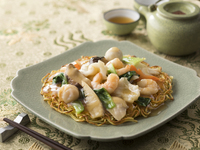 五目あんかけ焼きそば