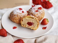 [Takeout] Tea and rose cream puff