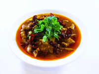 【アラカルト】93.牛肉の四川山椒辛子煮込み　小盆