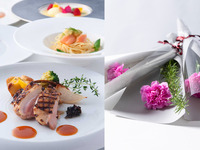 【母の日ランチ】感謝を伝えるカーネーション1輪付　乾杯酒+カジュアル4品ランチコース≪2名様専用≫