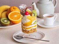 【5/13～スタート！福岡店限定】ドリンクセット / ごろっと果実のフルーツパフェ