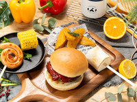 Hamburger set (for one person)