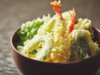 Angel Prawns & Local Vegetables Tempura Bowl