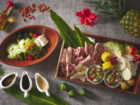 7/18-8/31〈1ヵ月前早割特典　泡盛、ビール１時間飲み放題付きプラン〉テラス席BBQ しまんちゅコース-