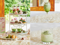 【スペシャルドリンク付】抹茶と桜のアフタヌーンティー with 祇園辻󠄀利（祝日）