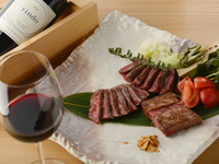 [Teppanyaki] A5 Rank Japanese Black Wagyu Beef "Daiginjo Cut" Steak - Premium Course