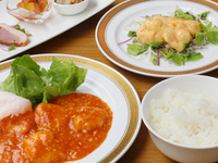 【休日オンライン予約限定】メインが選べるランチセット笑喜（しょうき）　6/1～8/31）