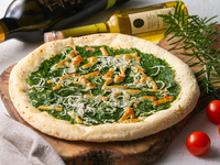 しらすとあおさの和風ピザ　