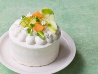 【テイクアウト】和三盆メロンショートケーキ <5/1-6/30>