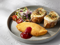 [Weekend and public holiday breakfast] Morning plate