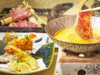 Lunchtime Special: [Edomae Sushi Beni Course] 'Yamagata Pork and Cherry Blossom Sea Bream with Sea Urchin Shabu-Shabu' & '5 Kinds of Edomae Sushi' - 7 dishes in total [Weekday Special Price: ¥5,300 → ¥4,990 (tax included)]