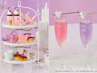 土日祝【コースター＋パープルドリンク付】アフタヌーンティーKUROMI SWEETS SUMMER PARTY