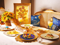 　【ゴッホ ～名画を巡る南仏の饗宴～特別装飾席プレミアム】ゴッホオリジナルカクテル付きフレンチフルコース