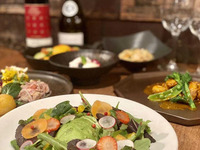 【スタンダードコース★乾杯スパークリングワイン付き】サラダやパスタなど全6皿