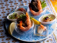 Appetizer Tower + Choice of Main Dish