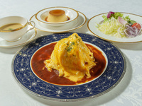 [GW Limited Time Offer! Lunch] Dress-Style Omelet Rice Set
