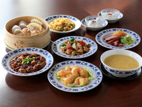 【赤玉ブレンデッドボトルor紹興酒ボトルサービス】プレミアム飲茶コース