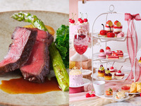 ✨4月限定タイムセール【大人気いちごとチェリーのアフタヌーンティースタンド付！】前菜や肉料理＆魚料理など Wメインランチ＊食後カフェフリー -CHEF'S SELECTION-