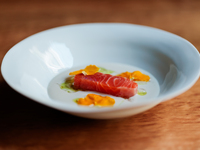 Seasonal course menu (7 dishes) + non-alcoholic pairing