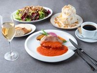 ★乾杯ドリンク付き★【週末限定ランチコース お席ゆったり2時間】〜乾杯ドリンク＋サラダ＋メイン＋デザート＋CAFE