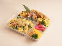 "Tohoku Farm Bento" - A bento box filled with the bounty of Tohoku Farm (Chinese style)