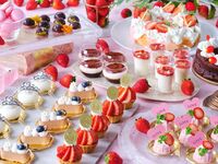 🍓5月平日限定🍓おすすめランチ【カフェフリープレゼント】スイーツ8種を選べるデザートワゴン付き＊メインが選べるカジュアルランチプレート