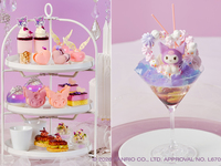 平日【ステッカー＋パフェ付】アフタヌーンティーKUROMI SWEETS SUMMER PARTY