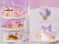 平日【ステッカー2枚＋パフェ・ケーキ付】アフタヌーンティーKUROMI SWEETS SUMMER PARTY