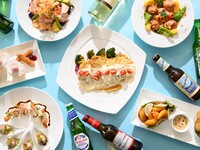 ◆CC事前決済◆【平日ご褒美キャンペーン】Beer Terrace MEM 2026 ～ふたつおいしい夏の洋食～＜90分フリーフロー×お料理6品◎MEM’s Standardコース＞