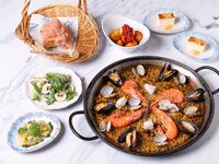 【ランチ】平日・期間限定！選べるドリンク2杯付き BARCELONA SET 全6品 ￥4,000