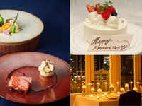 🕯GW限定！卓上キャンドル＆乾杯スパークリングワイン付♪【お祝いにぴったりなホールケーキコース】国産牛フィレ厳選食材など豪華フルコース全6品