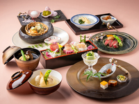 日本料理会席 「季節の会席」獺祭3種飲み比べ付き