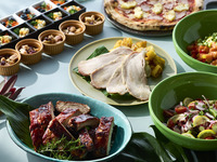 [One child free with each paying adult] "ALOHA" Hawaiian Dinner Buffet (GW April 29 - May 10)