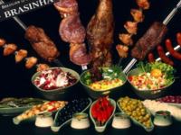 Premium Churrasco Course and Daily Buffet ◆ Churrasco menu including spare ribs, lamb legs, and premium desserts, plus a daily buffet (8500 yen excluding tax)